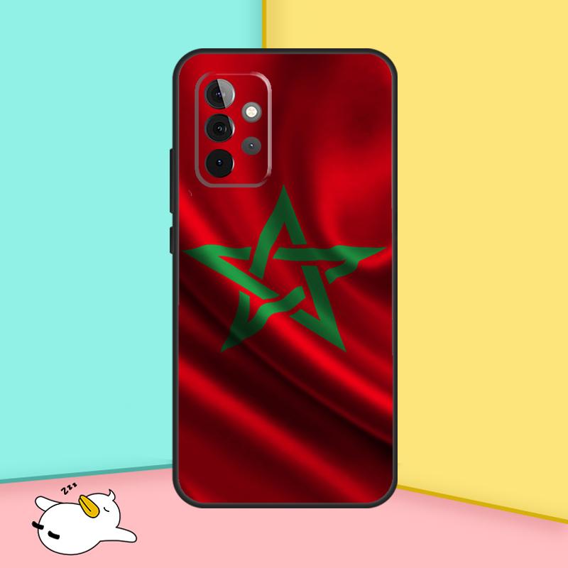 Morocco Flag Case For Samsung Galaxy A55 A35 A25 A15 A51 A71 A12 A32 A52 A13 A33 A53 A14 A34 A54 Cover