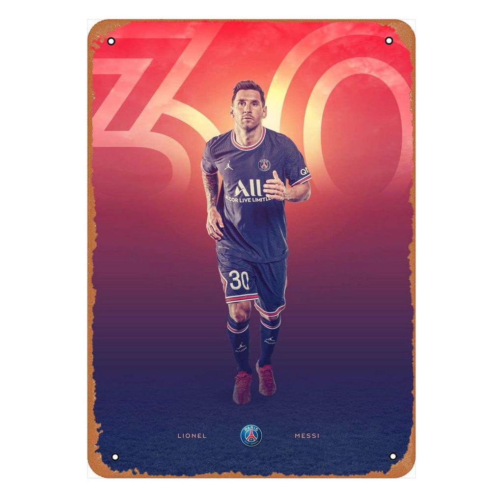 Argentina Metal Tin Sign Football Wall Decoration Plaque Vintage Art Poster Iron Painting for Man Cave Home Cafe Garden Club Bar