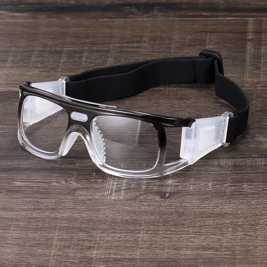 Basketball Glasses, Outdoor Basketball Sports Glasses, Anti-collision and Anti-fall Goggles with Myopia Frame, Basketball Glasses