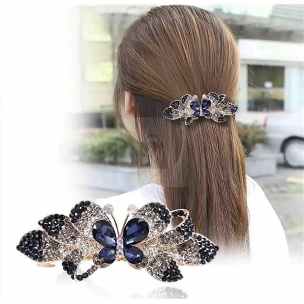 YWSHOP Hairpin Accessories Deep Blue Hair Clip Updo Clip Hair Pin
