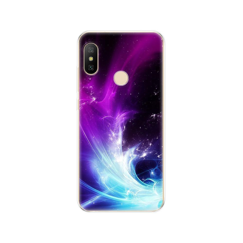 Silikonové pouzdro pro Xiaomi MI A2 LITE Case Full Protection Měkký tpu Zadní kryt Telefon Pouzdra pro Xiomi MI A2 LITE nárazník Coque