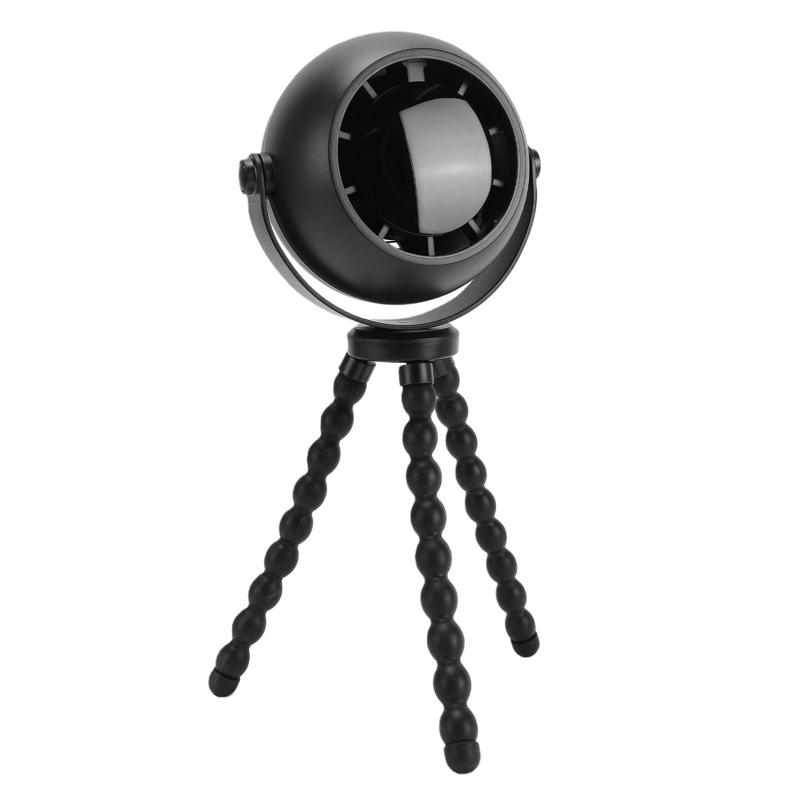 

Stroller Fan Quiet 360 degrees Rotation USB Rechargeable Battery Operated Baby Bladeless Fan with LED Night Light for