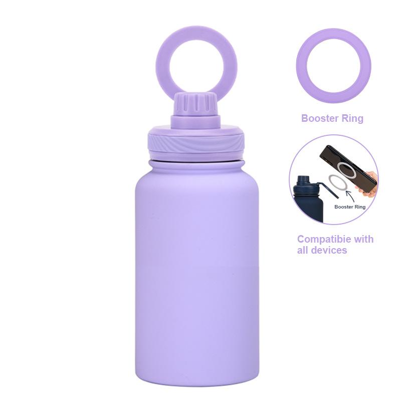 Handy-Magnet-Halterung Becherhalter Outdoor 650ml Große Öffnung Thermoskanne Edelstahl Sport-Wasserflasche