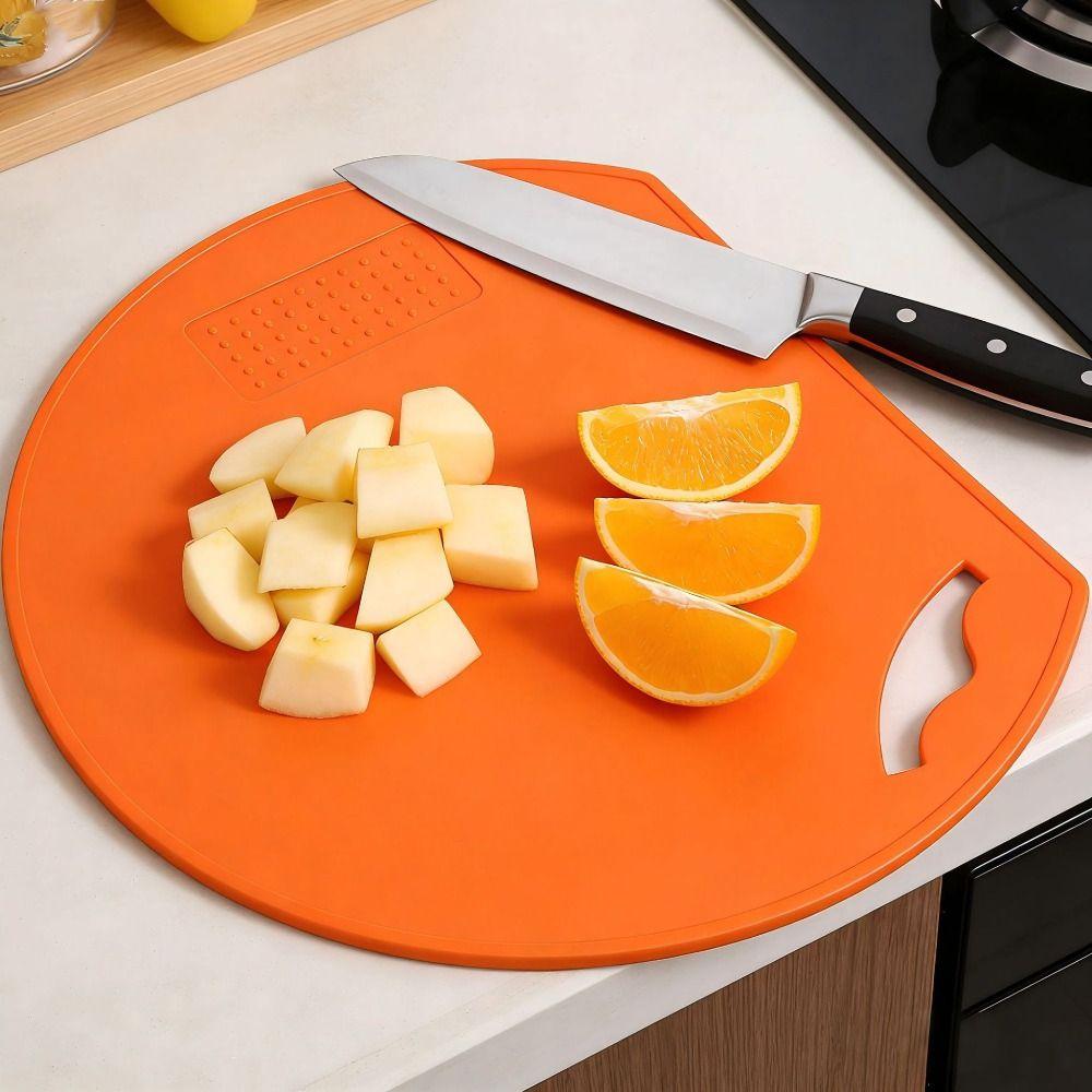 Anti-Bacterial TPU Cutting Board Flexible Non-Slip Cutting Mat Kitchen Chopping Block Kitchen Use