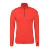 Mountain Warehouse Men's Vault Recycled Half Zip Long-Sleeved Top