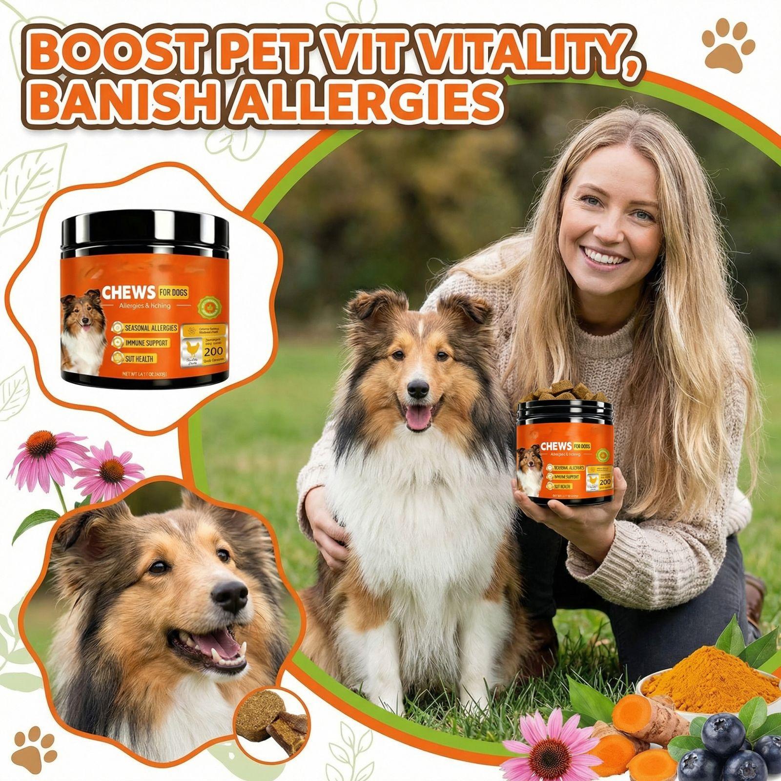 Pet Chewable Tablets Enhance The Immunity Of Pet One Size оранжевый