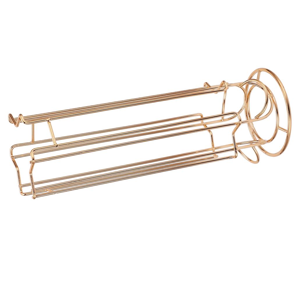 Coffee Capsule Holder Iron Wire Coffee Pod Storage Rack Shelve Holding 18PCS CapsuleGold