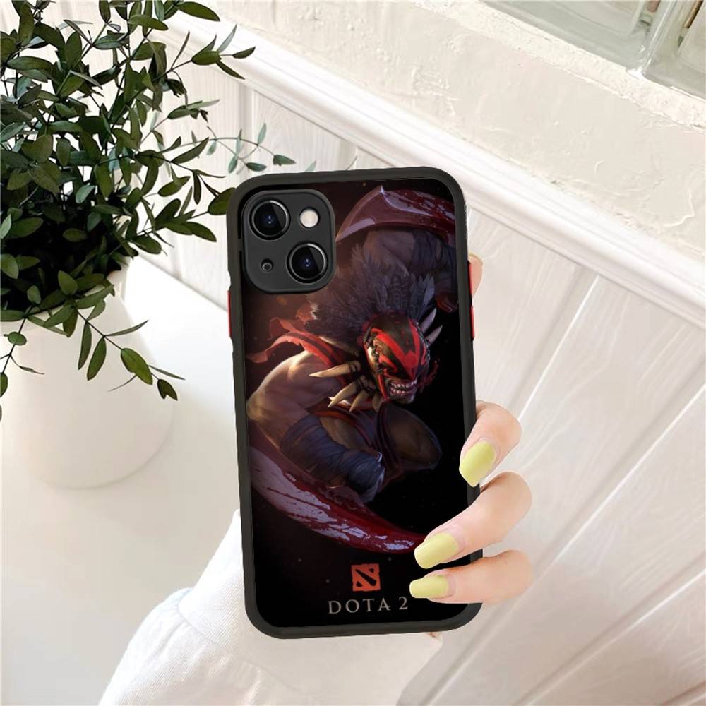 Game D-Dota 2 For IPhone 15 16 Pro Max 11 12 13 14 XS XR X Plus 16E Matte Translucent Phone Cover