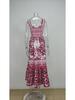 European & American Women's Bohemian Elegant Light Luxury Printed Midi Dress