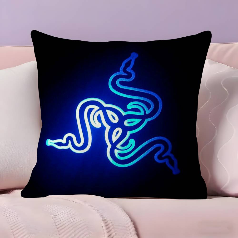 Retro R-Razer Pillow Case  Ultra Soft Skin Friendly Fabric Cloud Like Comfort & Concealed Zipper