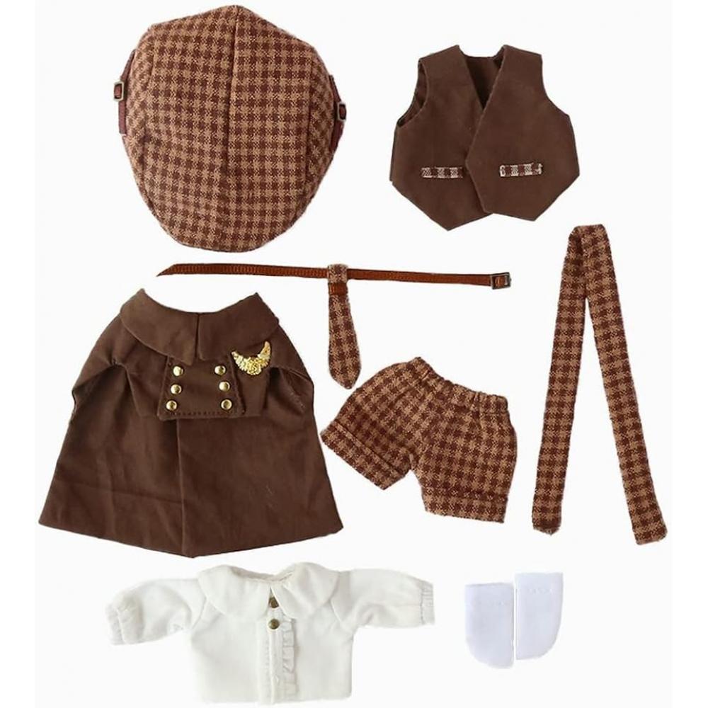 

Ish Obitsu 11 Ob11 Размер наряда куклы Obitsu 11 см тело британский стиль комплект одежды для джентльмена в клетку 8 предметов комплект 2 цвета коричневый коричневый