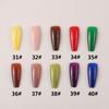 24 Pieces Extra Long Press on Nails Artificial DIY Solid French Graceful Colour-fast Nail for Manicure Salons Art