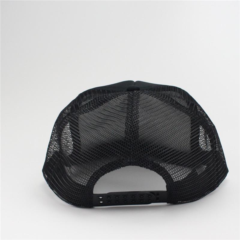 Schwarze Einfache Mesh Snapback Kappen Hut Herren Baseballkappe Unisex Gorras Hip Hop Snapbacks Mesh Sonnenhüte