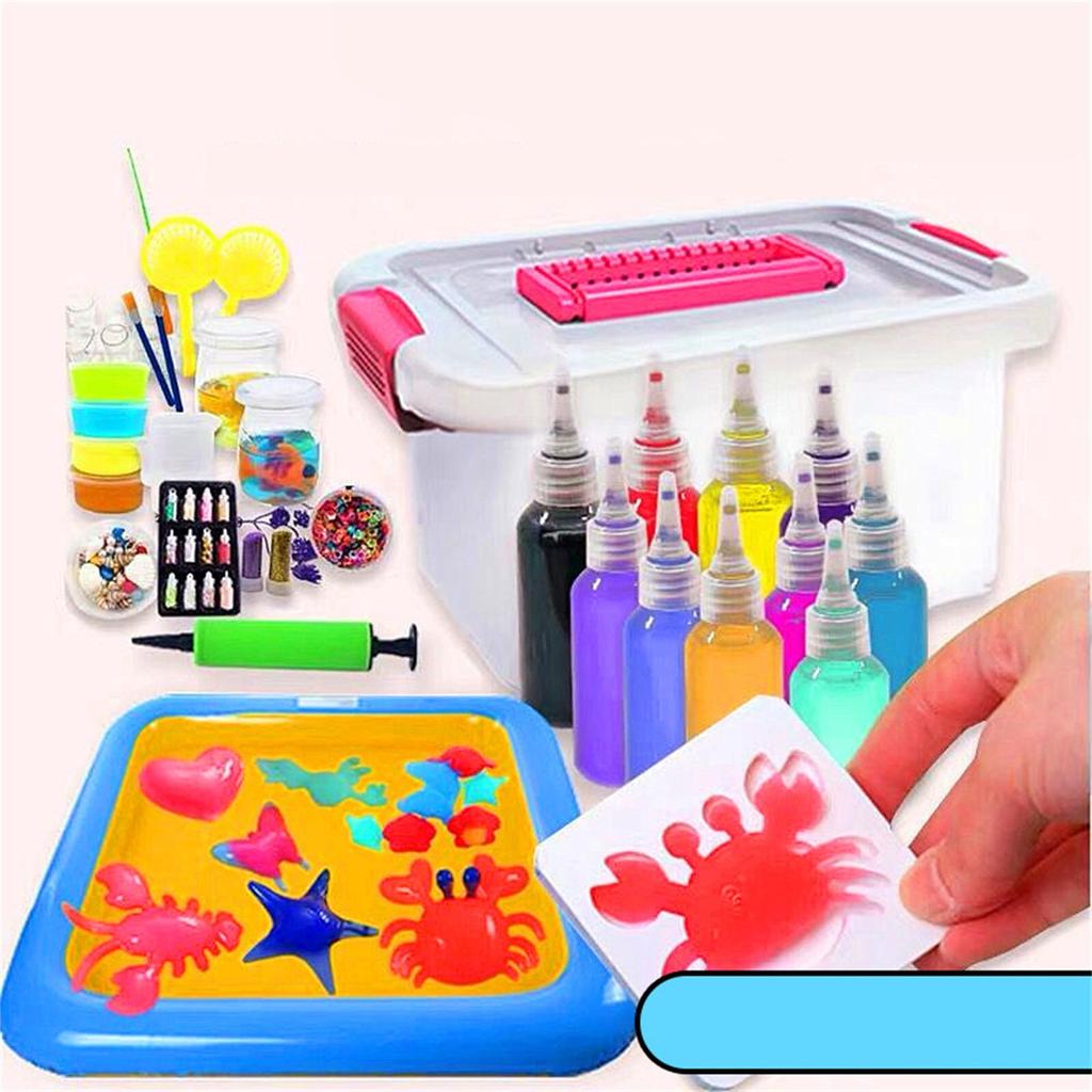 Children's Ocean DIY Colloid Toys Children's Solution Toys Diy Set Children's Ocean Enlightenment Toys Children's Educational Toys 60ml