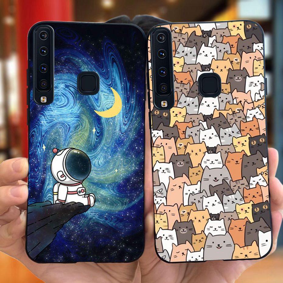 Hülle Für Samsung Galaxy A9 (2018) Niedliche Cartoon-Bonbonfarbene Weiche Silikon-Handyhüllen Für Samsung A9 2018 SM-A920F A9200 Bumper