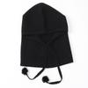 Custom Rib Knitted Inner Mongolian Cashmere Beanie Hat Luxury Fashion Women Winter Warm Cashmere Neck Warmer Hoodie Hat