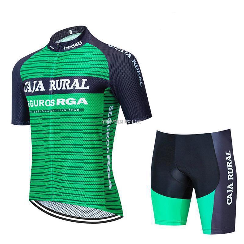 Men Women Cycling Jersey Set Short Sleeve Quick Dry Breathable Performance Kit Fall Ride