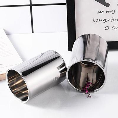 280 ml/430 ml Bira Bardağı Isıya dayanıklı Yeniden Kullanılabilir Çift katmanlı Kolay Temiz Gargara Bardağı Su Tumbler Ev Gereçleri