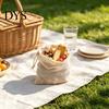Organic Cotton Mesh Bags for Fruits Bag with Drawstring Closure, Reusable Eco-friendly Washable Zero Waste Food Storage Pouches Organizer, Sustainable