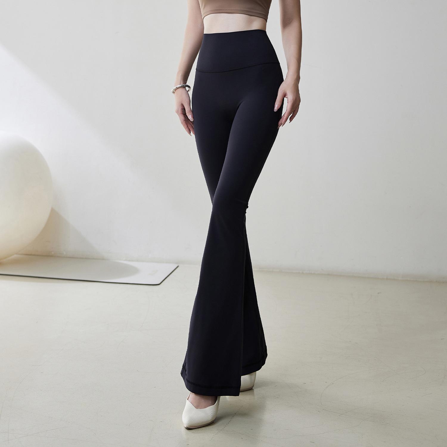 

Yoga Pants: Seamless High-Waist Tummy Control, Butt Lifting, Flare Leg Fitness Pants. F