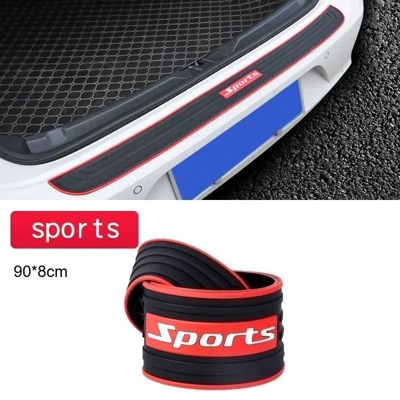 Universal Car Trunk Door Sill Plate Protector Rear Bumper Guard Rubber Mouldings Pad Trim Cover Strip Car Accessories