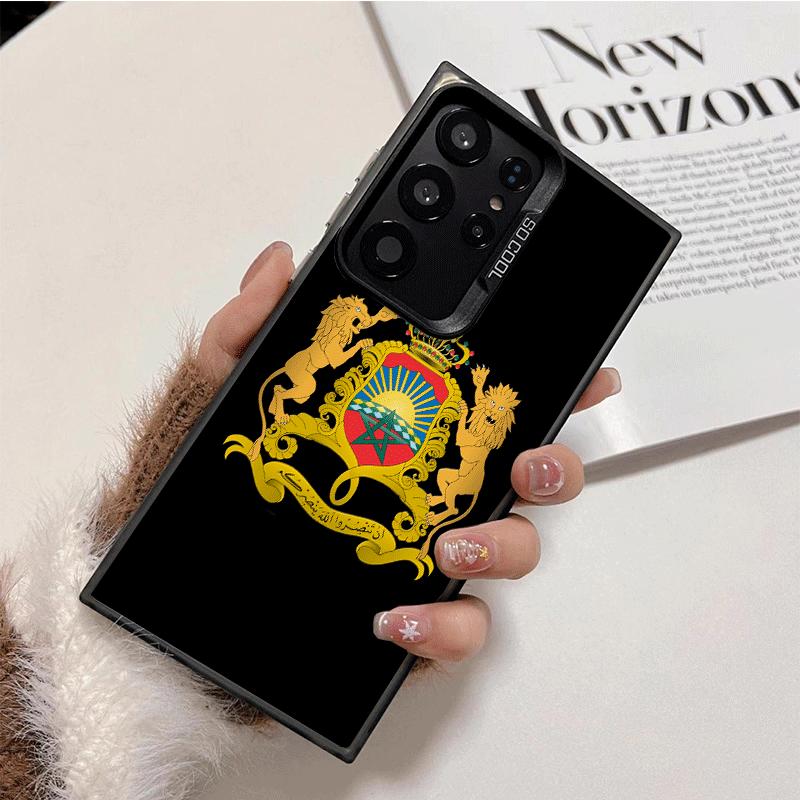 

Morocco Flag Shockproof Phone Case for Samsung Galaxy S26 Edge S25 Ultra S24 FE S23 Plus S21 Cover Anti Fall Fundas Samsung S25 Ultra