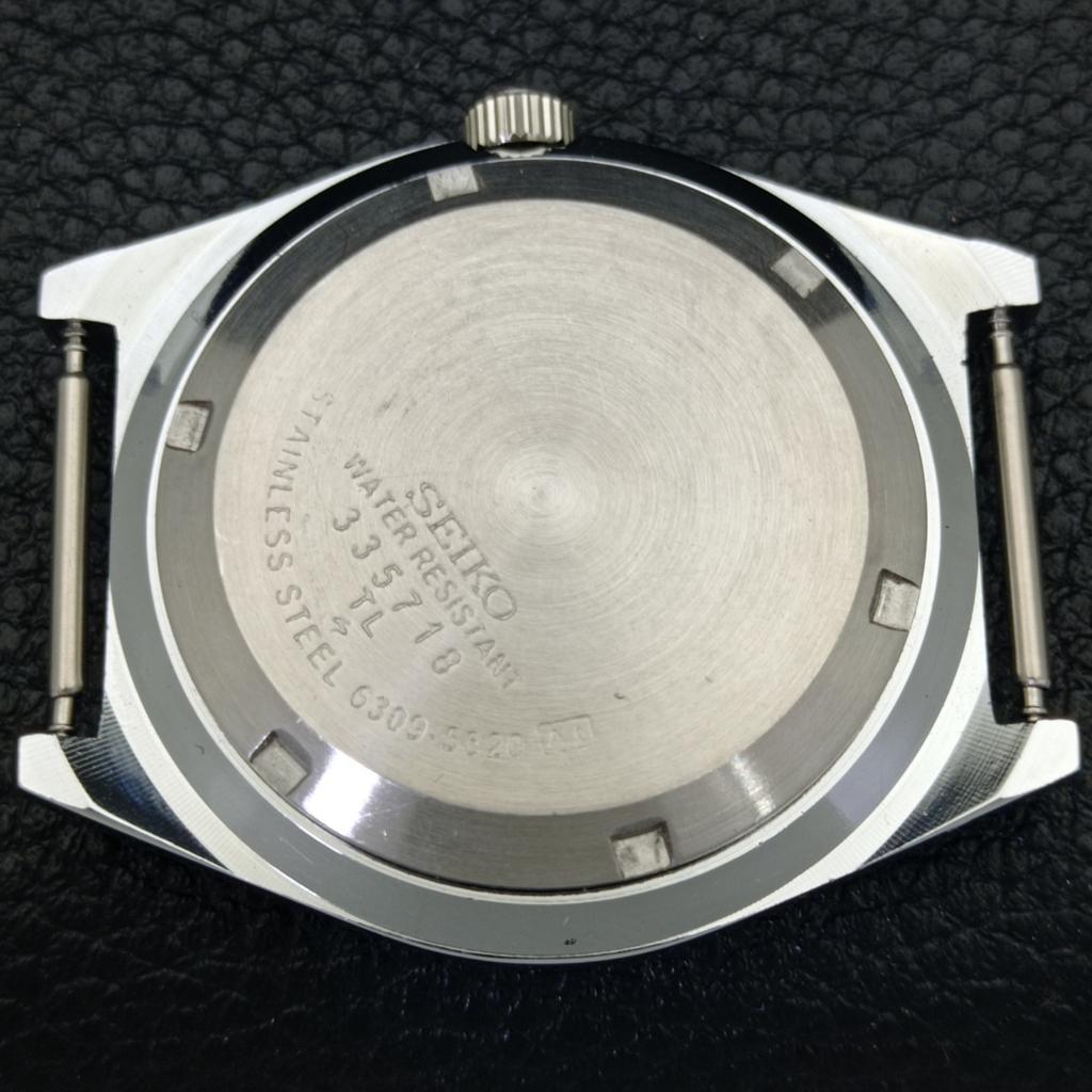 REFURBISHED AUTOMATIC SEIKO 5 MENS WATCH JAPAN MADE BLACK DIAL CUSTOM a440065-2 QV90-a440065