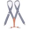 Leather Suspenders Man's Braces 4 Clips Adult Suspensorio Tirantes Hombre  Elastic strap 2.5*120cm