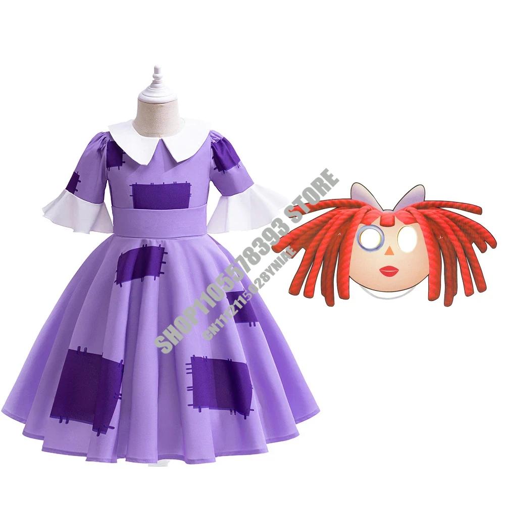 Anime Incrível Circo Digital Fantasias de Cosplay Desenho Pomni Raghata Jax Caine Fantasia de Cosplay Macacão Halloween