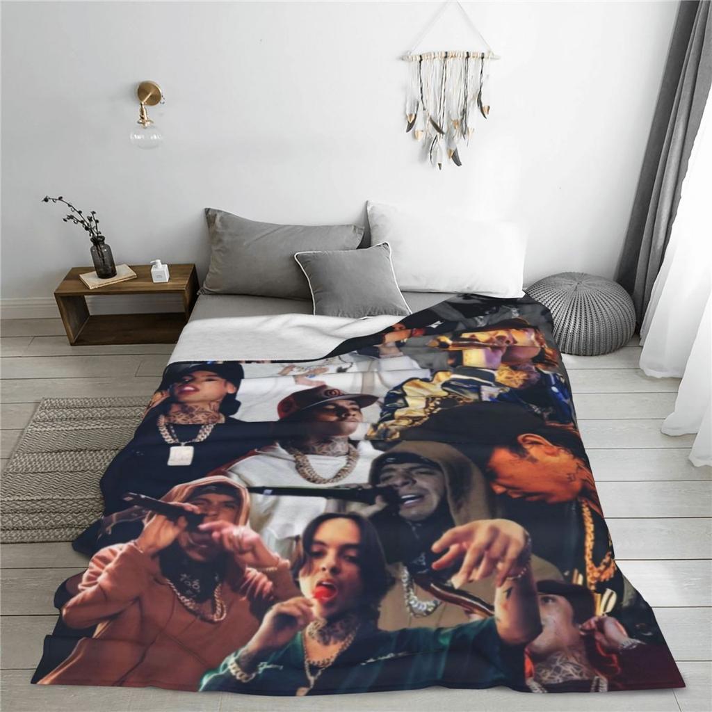 Warme weiche Decke für unterwegs N-Natanael Canos Überwurfdecke Sänger Flanell Bettbezug Schlafzimmer Lustige Sofabettdecke