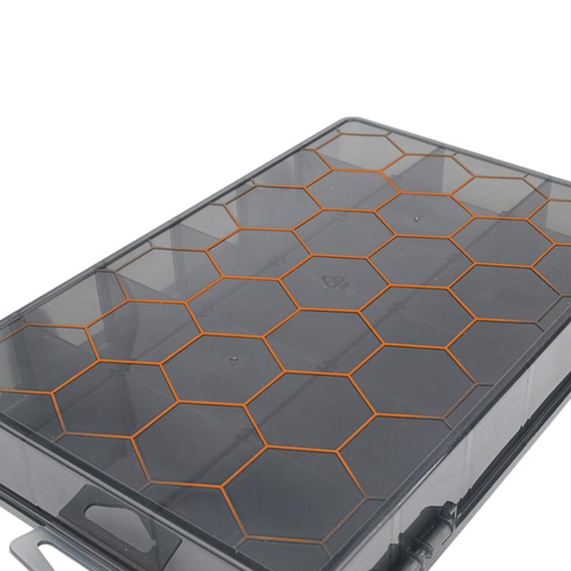 Organizador de Peças Pequenas 9/12/15/18/24 Compartimentos Organizador com Divisórias Removíveis para Ferragens Parafusos Porcas Pregos Contas