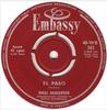 7inch Record RIKKI HENDERSON  El Paso  What More Do You Want 45WB382 Embassy 1960 UK Pop Used