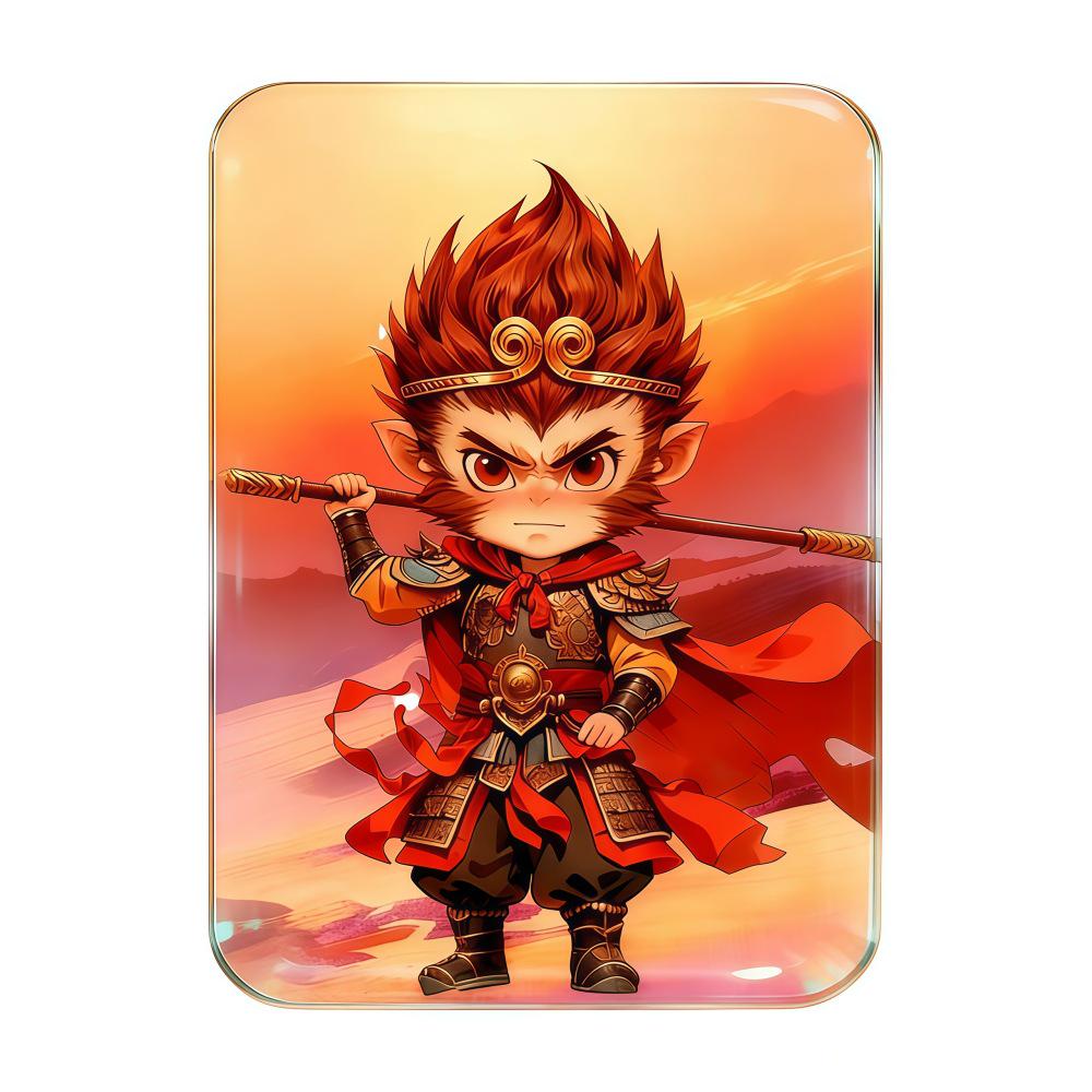 Cross-border Time Gem 3D Soft Magnet Refrigerator Sticker - Cute Rectangular Design