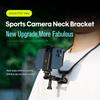 Nosić leniwy uchwyt na telefon stojak przenośny Vlogging uchwyt na smartfon mocowanie na szyję dla większości kamer sportowych smartfonów