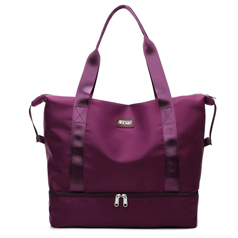 Travel Bag Women's Short-distance Portable Lightweight Maternity Bag Can Be Set with Trolley Case Student Large-capacity Luggage Storage Bag