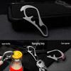 Titanium Alloy Keychain: Multifunctional Pry Bar, EDC Mini Tool, Bottle Opener, Car Key Hanger.
