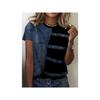 Fashion Women's Clothing High-end Round Neck Cool 3D Print Simple T-Shirts