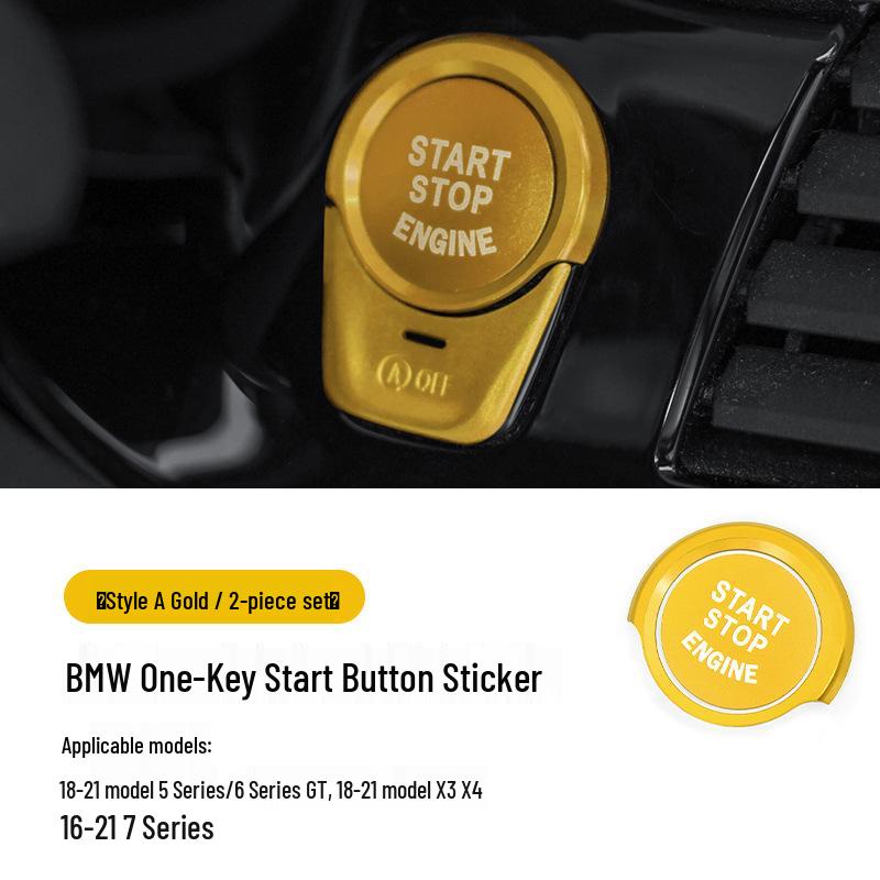 Decorative Knob Cover Ring for BMW 5, 6, 7 Series, GT, X3, X4 - Air & Volume Control