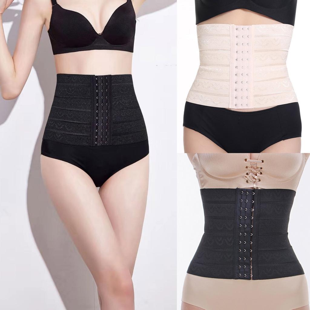 Waist Trainer for Women Underbust Corsets Adjustable Hooks Front Cincher Tummy-Control Body Shaper Sport Girdle Trimmer