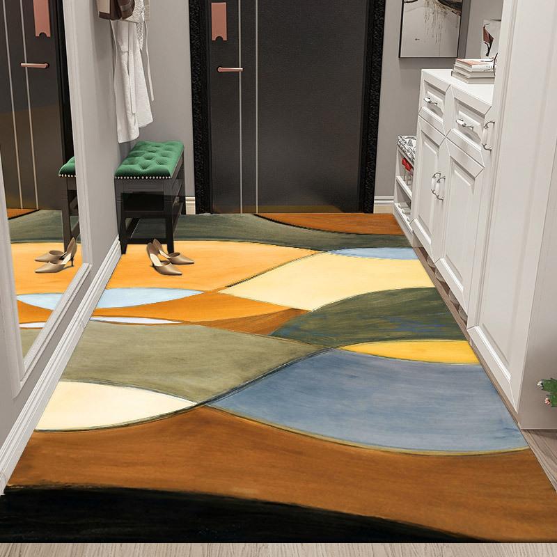Entrance Floor Mat Door Dirt Resistant Carpet Bedroom Bedside Easy To Maintain Living Room Carpet