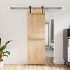 VidaXL Sliding Door and Hardware Kit 70x210 Cm Solid Pine, Interior Door, Interior Barn Door 3202986