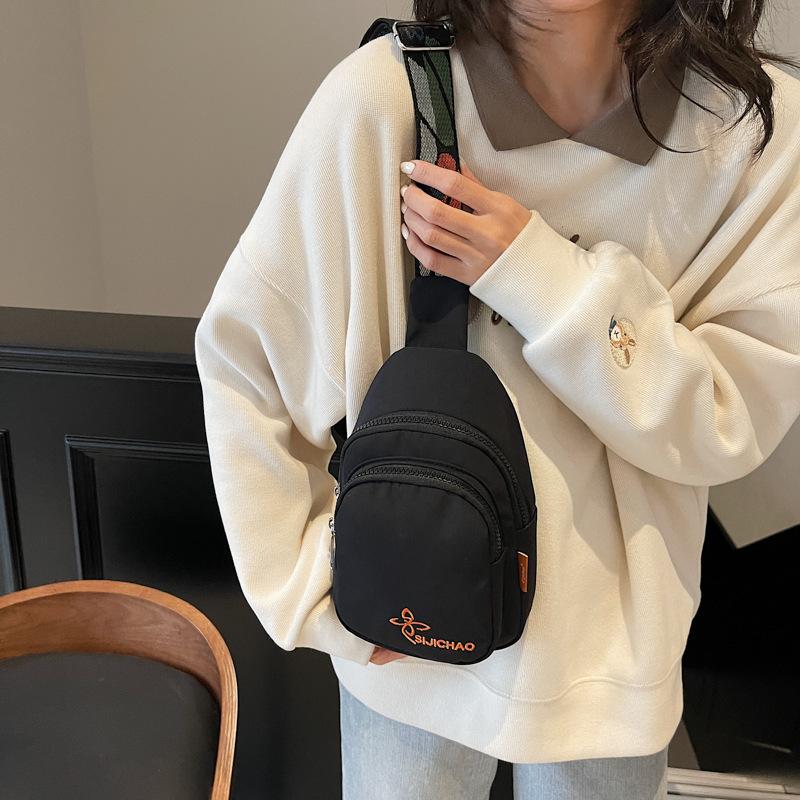 2025 Foreign Style Texture Simple Fashion Trend Shoulder Bag Summer New Personalized Casual Women's Niche Breast Bag