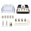 Car Power Ground Amp Distribution Block One 0 Gauge Input Four 4 Gauge Outputs