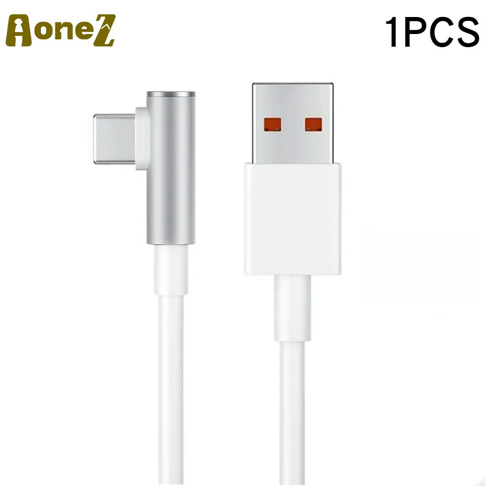 

Кабель Type C 120 Вт 6 А 90 градусов Сверхбыстрая зарядка для Xiaomi 14 Ultra Poco Redmi 90° Угловые кабели для быстрой зарядки и передачи данных Аксессуары 1m