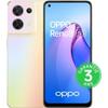 Smartphone OPPO Reno8 256Go 5G Or Chatoyant - Écran 6.4 Po - Double SIM - Android 10