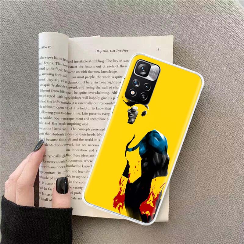 

Cartoon Invincible Phone Case For Redmi Note 14 13 Pro Plus 13C 14C 5G 12 12C 9 9T 9C 10 10C 8 8A 10A 9A Pro Coque Cover Redmi 10A