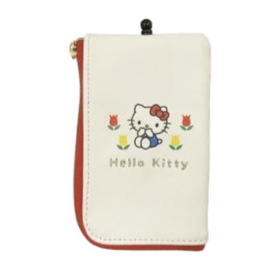 Marimo Craft Key & Pass Pouch, Flower Hello Kitty, W75 X H125mm, SRTZ-165