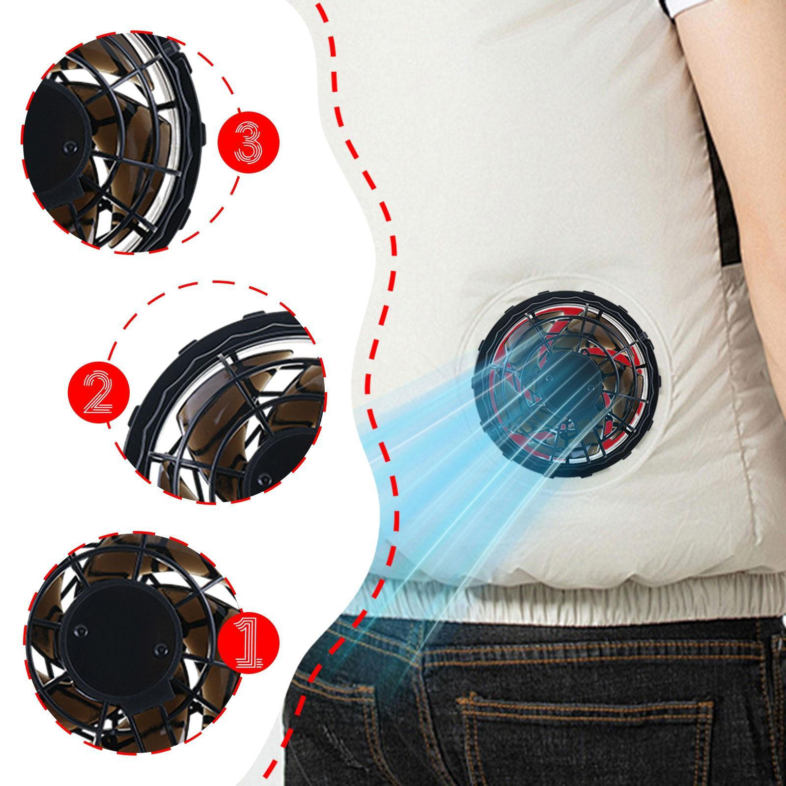 

Охлаждающий жилет, вентилятор, аксессуары, 4 уровня регулировки, детали одежды с кондиционером, куртка 12V