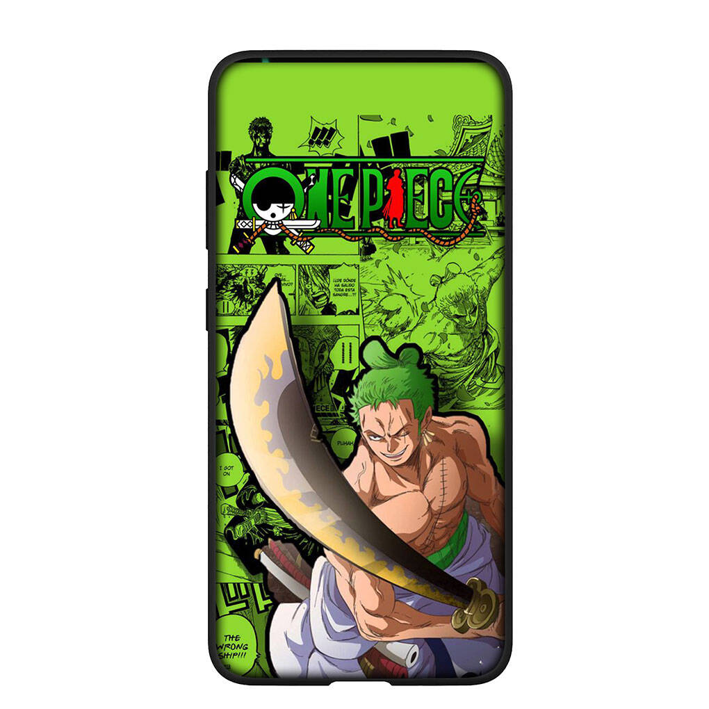 Phone Case for iPhone 17 15 16 Plus Redmi Note 14 12 11 13 Pro Max Huawei P30 P20 Lite OPPO A60 A40 A80 A18 Roronoa Zoro Anime Luffy One Piece Cover