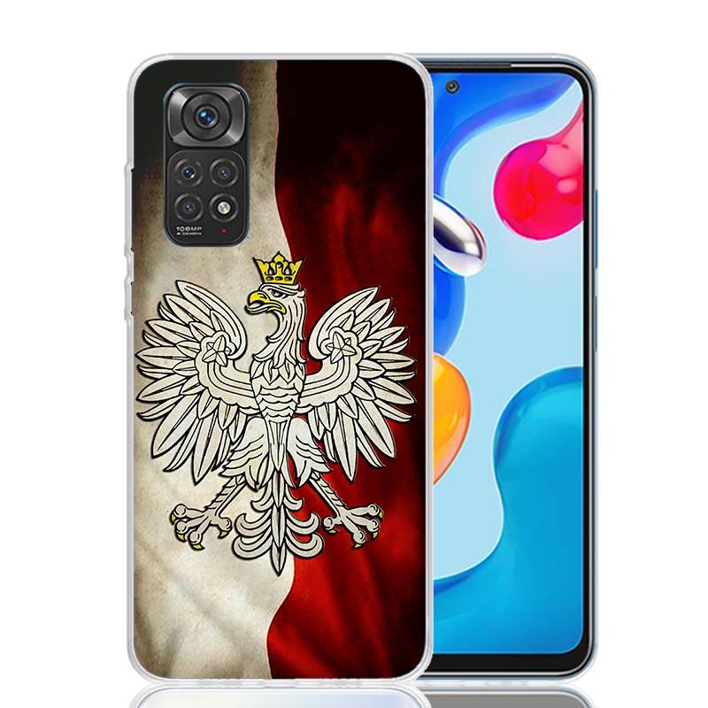 

Poland Flag Phone Case For Xiaomi Redmi Note 15 14 13 12S 12 Pro Plus 11S 11E 11 11T 10S 10 Art Soft Pattern Cover Redmi Note 14 Redmi Note 13 Pro 4G